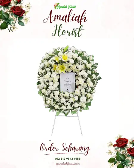 Krans Bunga Duka Cikurutug